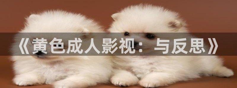 7777影院免：《黄色成人影视：与反思》